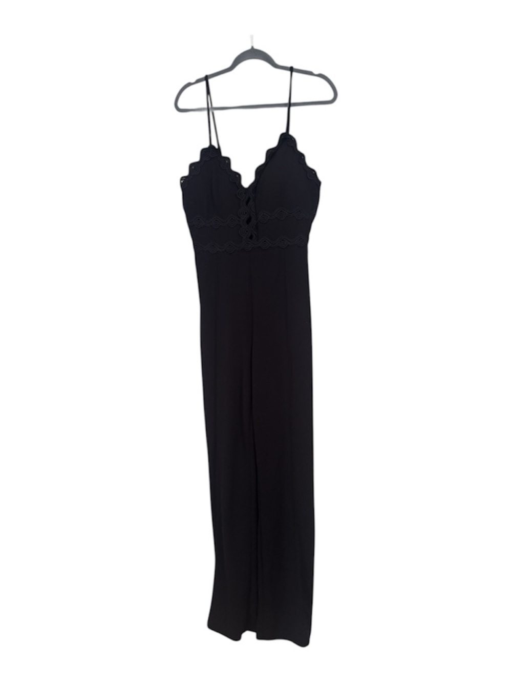 Fashion Nova Black Reese Jumpsuit XL